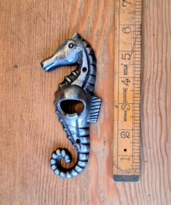 Bottle Opener Wall Mounted SEA HORSE Cast Ant Iron