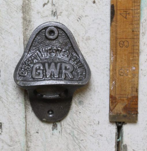 Bottle Opener Wall Mounted GWR Cast Antique Iron