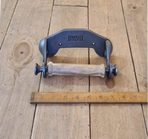Toilet Roll Holder with Sides GWR Antique Iron 150mm