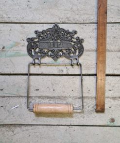 Toilet Roll Holder Fancy TOILET Ant Iron Wire & Wood