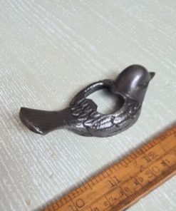 Bottle Opener Hand Held Bird FINCH Cast Antique Iron 102mm