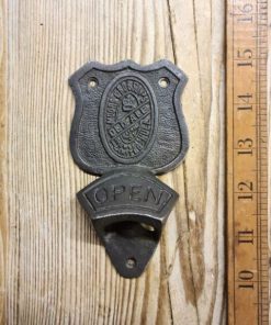 Bottle Opener Plaque Wall Mount MOORS&ROBSON ALES Iron 5