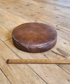 Stool Top Leather 12.5 / 315mm Diameter x 50mm (Brown)