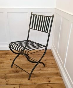 Folding Garden Chair BERKELEY Antique Iron